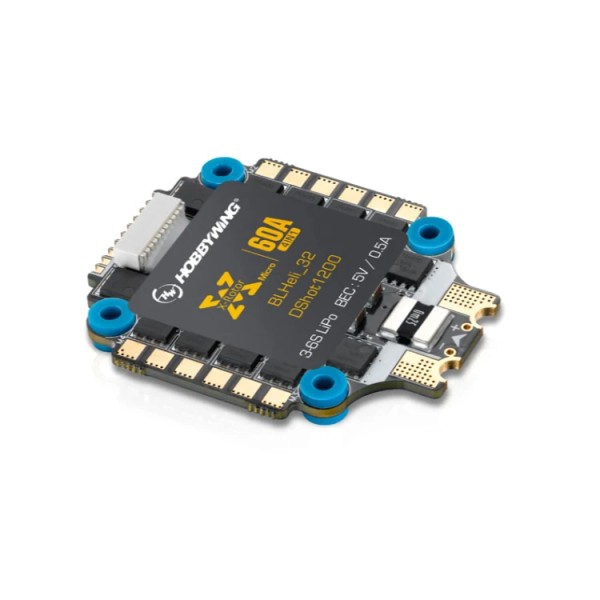 For Hobbywing XRotor 60A 4 in 1 BLHeli-32 DShot1200 Electronic Speed Controller Drone ESC